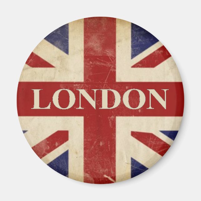 London - Union Jack - I Liebe London Magnet (Vorne)