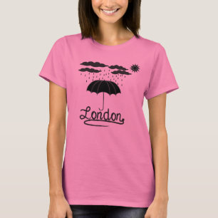 London   unter einem Regenschirm T-Shirt