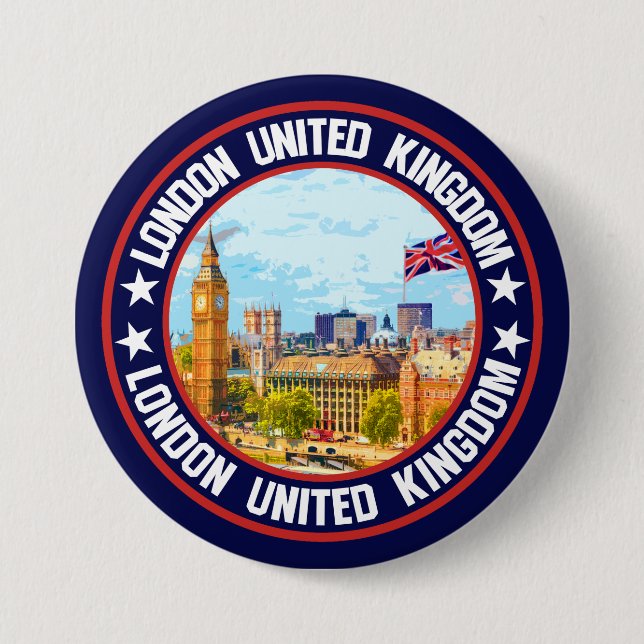 London Vereinigtes Königreich Button (Vorderseite)