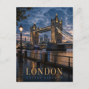 London Vereinigtes Königreich Tower Bridge REALMS Postkarte