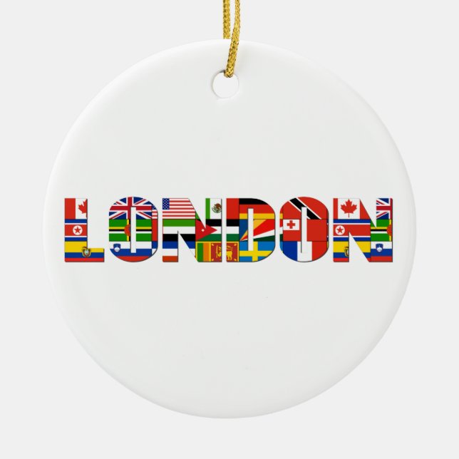 London-Verzierung Keramikornament (Vorne)