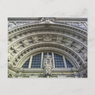 London - Victoria and Albert Museum Feiertagspostkarte