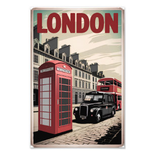 London Vintag Fotodruck