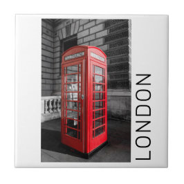 London Vintag Phone Box UK Retro Telefon Fliese