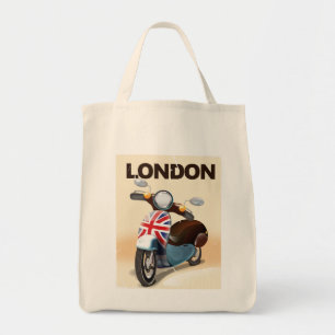 London Vintag Scooter Gewerkschaft Jack Reiseplaka Tragetasche