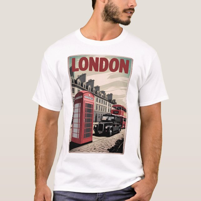 London Vintag T-Shirt (Vorderseite)