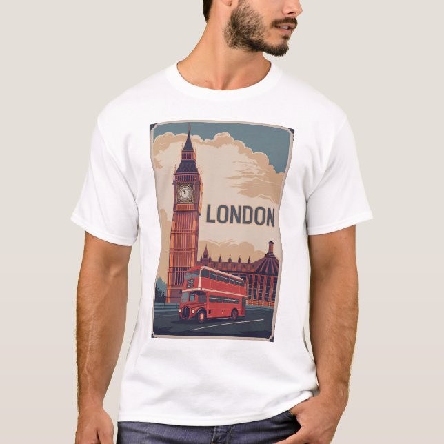 London Vintag T-Shirt (Vorderseite)