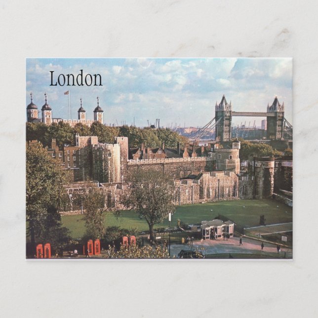London Vintage Postkarte (Vorderseite)