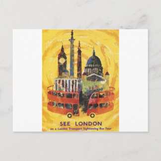 london vintage postkarte