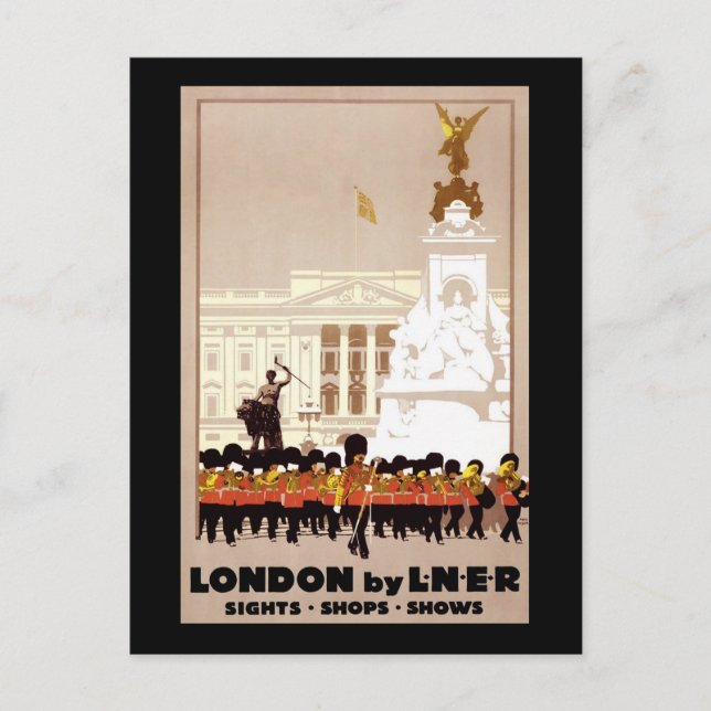 London von LNER Postkarte (Vorderseite)