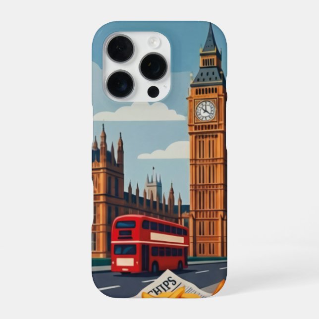 London - Wahrzeichen iPhone Hülle (Rückseite)