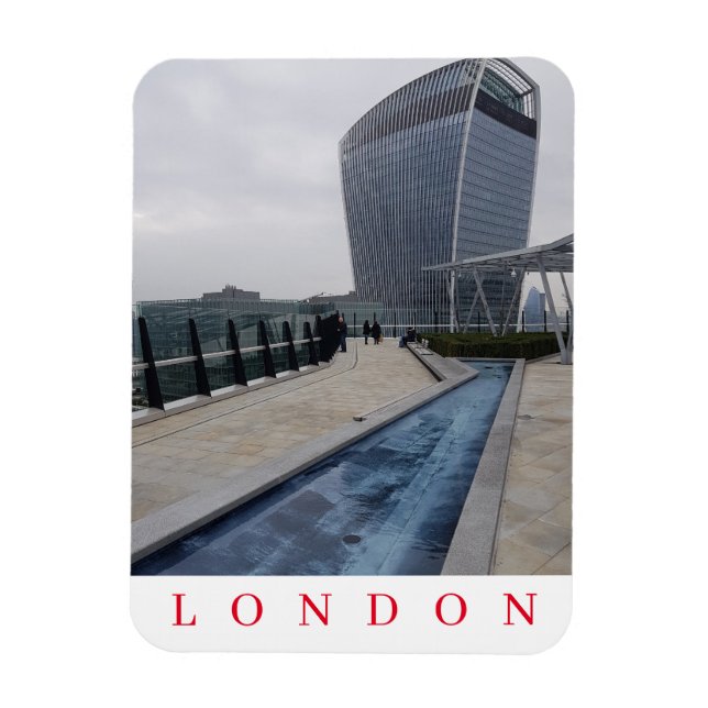 London Walkie Talkie Kühlschrankmagnet Magnet (Vertikal)