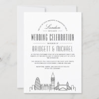 London Wedding | Moderner Deko Skyline