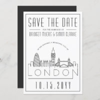 London Wedding | Stilisierte Horizonte Save the Da