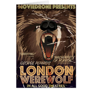 London Werewolf Vintag Movie Poster