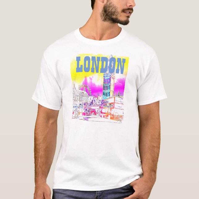 London Westminster Big Ben T-Shirt (Vorderseite)