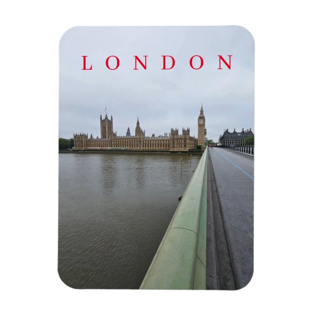 London Westminster Bridge Kühlschrankmagnet Magnet (Vertikal)