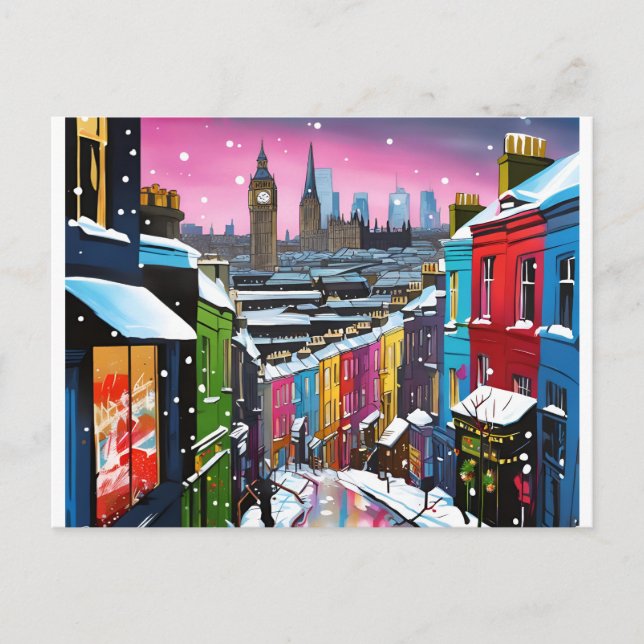 London, Winter - Weihnachtskarte 2005 Postkarte (Vorderseite)