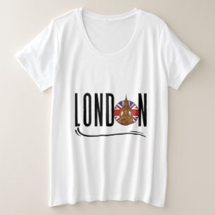London Women Plus Size T - Shirt