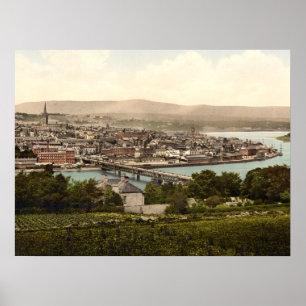 Londonderry, Landkreis Limerick, Archivdruck Poster