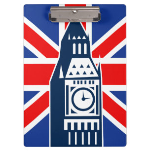 Londoner Anruf Klemmbrett