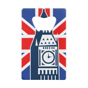 Londoner Anruf Kreditkarten Flaschenöffner