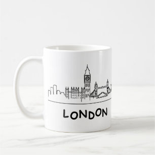 Londoner Becher Kaffeetasse