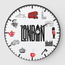 Londoner Bilderuhr Große Wanduhr