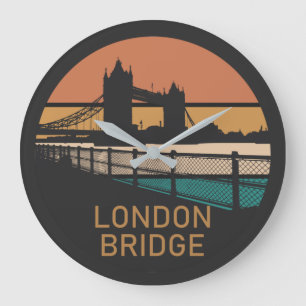 Londoner Brücke Große Wanduhr