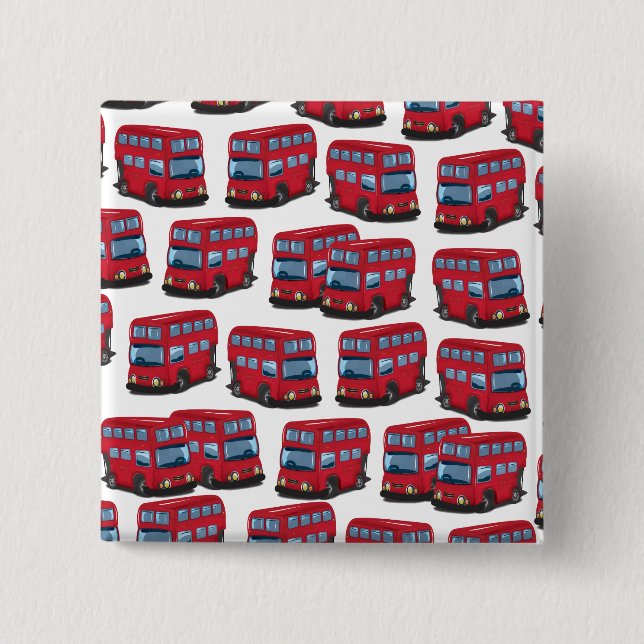 Londoner Bus Button (Vorderseite)