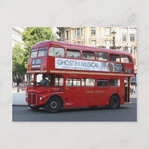 Londoner Bus Postkarte