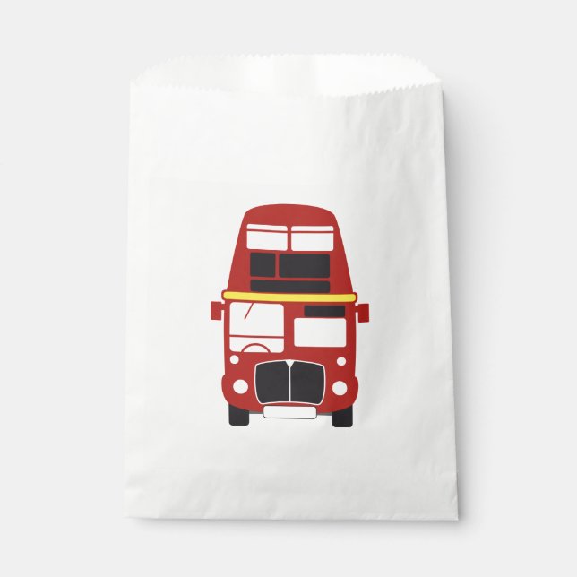 Londoner Busbeutel Gastgeschenk | Begehrensack Geschenktütchen (Vorderseite)