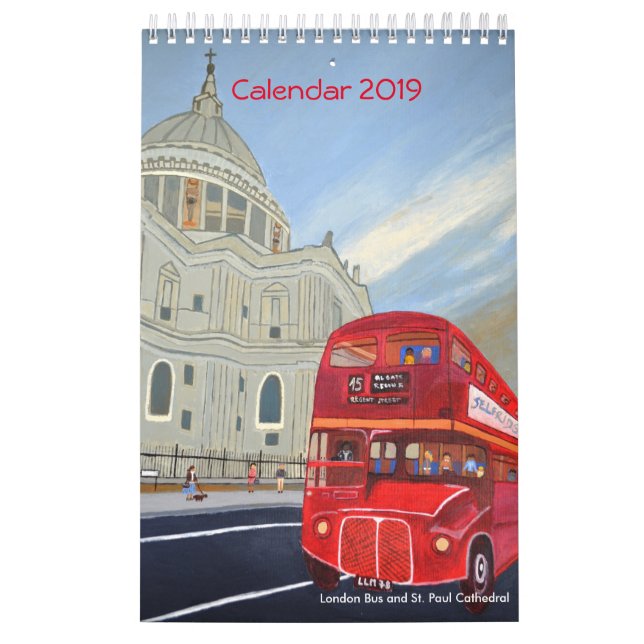 Londoner Buskalender 2019 Kalender (Titelbild)
