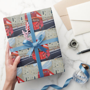 Londoner Busverpackungspapier Geschenkpapier