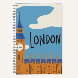 Londoner City-Notebook Notizbuch