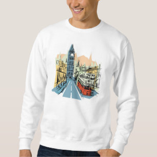 Londoner City scape Typ Sweatshirt