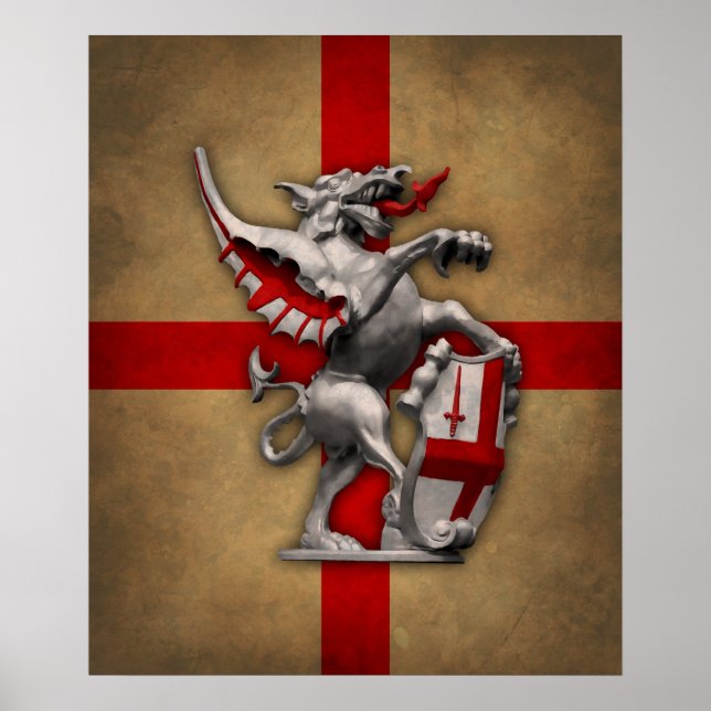 Londoner Drachenposter Poster (Vorne)