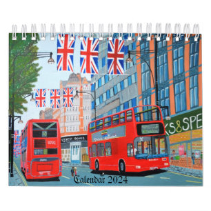 Londoner Kalender der Königin Jubilee 2024