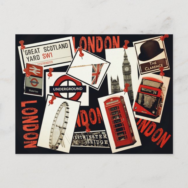 Londoner Postkarte (Vorderseite)