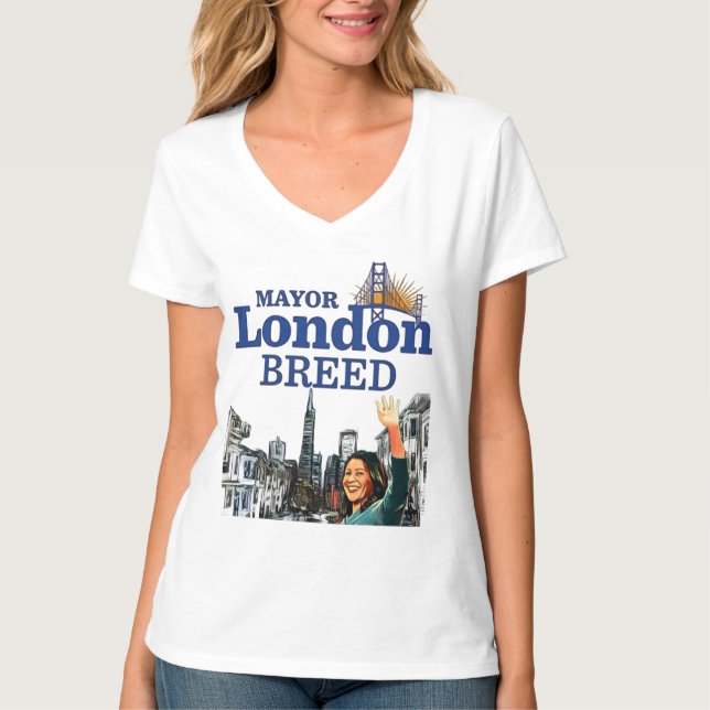 Londoner Rasse für Bürgermeister. T-Shirt (Vorderseite)