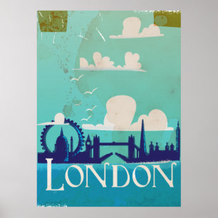 Londoner Reiseplakat Poster