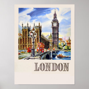 Londoner Reiseplakat Poster