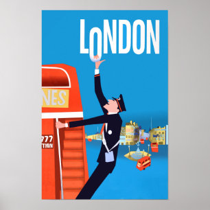 Londoner Reiseplakat Poster