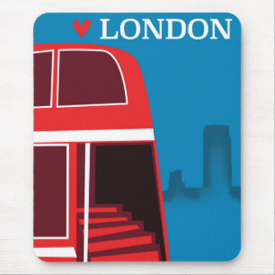 Londoner Roter Bus Mousepad
