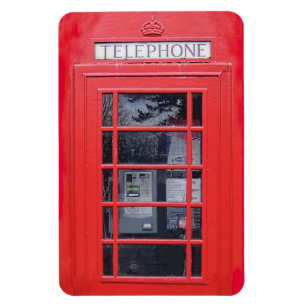 Londoner rotes Telefonhäuschen Magnet