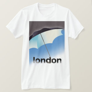Londoner Schirmplakat T-Shirt