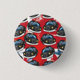 Londoner Schwarztaxi Button