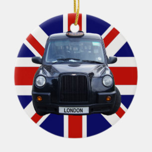Londoner Schwarztaxidienst Keramikornament