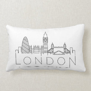 Londoner Sehenswürdigkeiten   Skyline Lumbar Pillo Lendenkissen