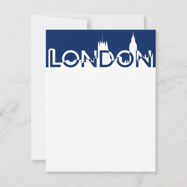 Londoner Silhouette (Vorderseite)